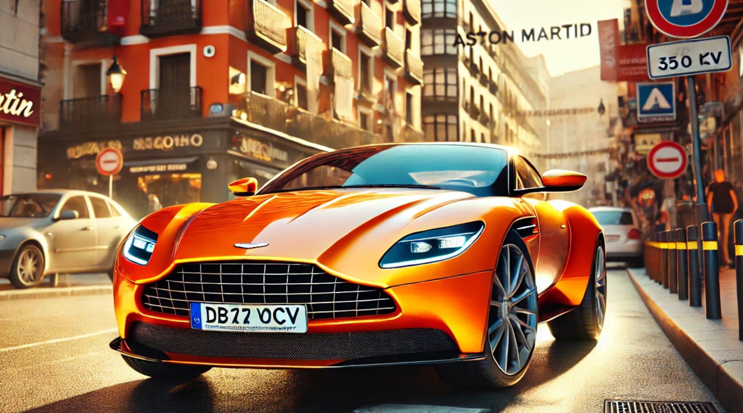 Renting aston martin db11