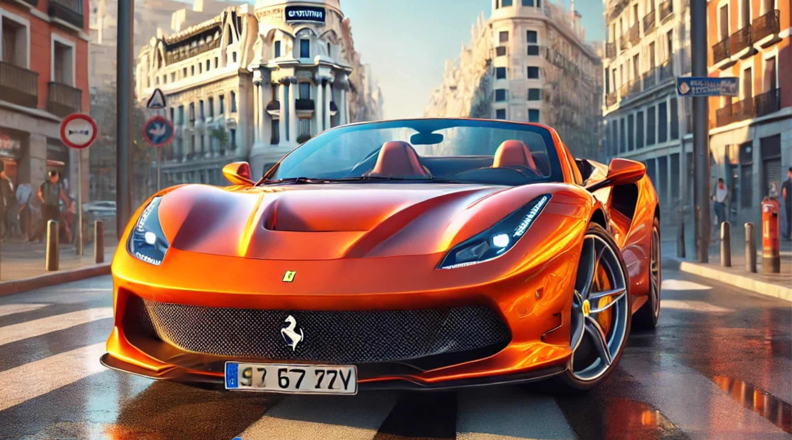 Como funciona el Renting ferrari hibrido